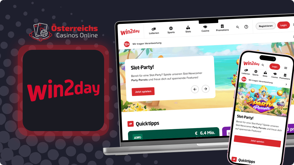 Win2day – 10€ Gratis-Wettticket für österreichische Spieler nach 30€ Ersteinzahlung