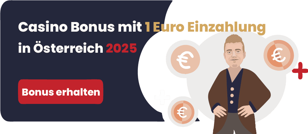 Mit Casino Bonus 1 Euro Einzahlung kannst du mit nur 1 € spielen und zusätzliche Boni erhalten!