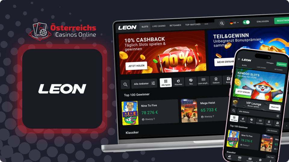 Leon Casino – 50€ No-Deposit Bonus wurde durch kleinere Freispiel-Pakete ersetzt