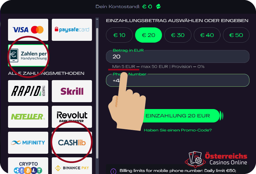 Casino 5 Euro Mindesteinzahlung Glitchspin für Österreicher – die optimale Wahl