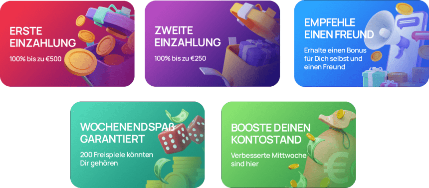 Promotionsgebote Promotionsgebote in Betandplay Casino Online