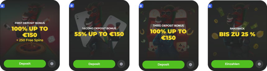Promotionsgebote in Bet On Red Casino Online