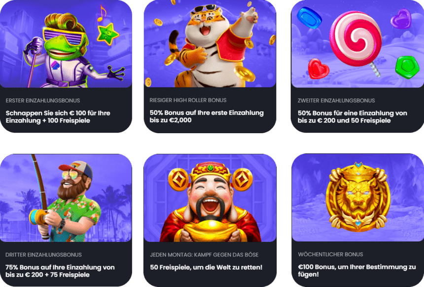 Promotionsgebote Promotionsgebote in Bitvegas Casino Online