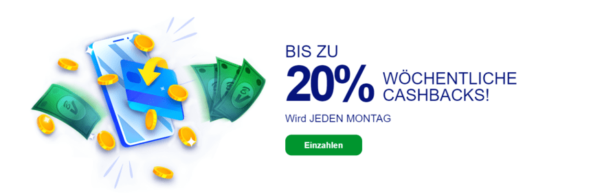 Cashback in Bluvegas Casino Online