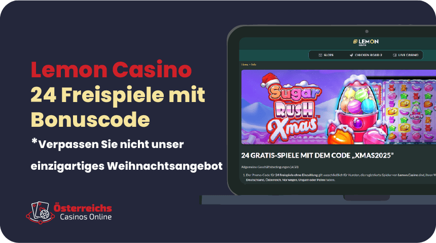 Bonuscode für bestehende Spieler des LemonAT Casinos