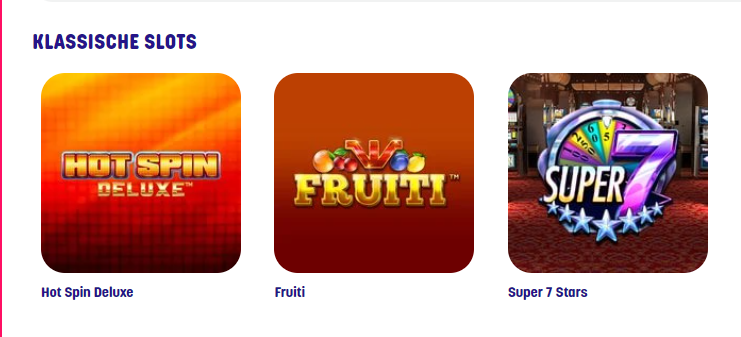 Klassische Slots Klassische Spielautomaten