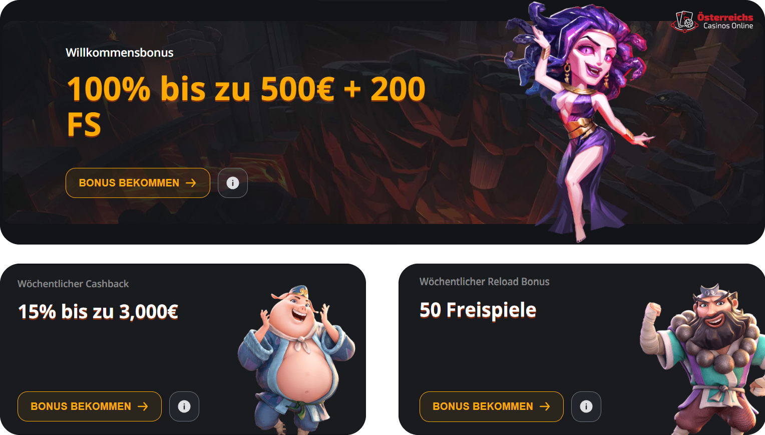 Promotionsgebote in Excite Win Casino Online