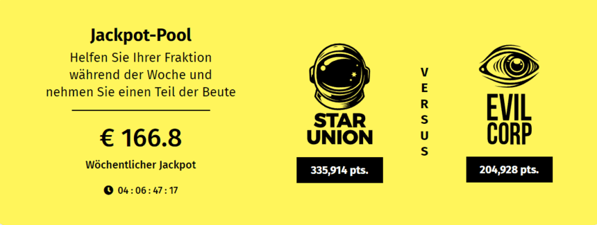 Jackpot Pool in HappyHugocasino
