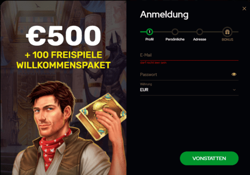 Registrierungsprozess bei Katsubet Casino für Spieler aus Österreich 2026