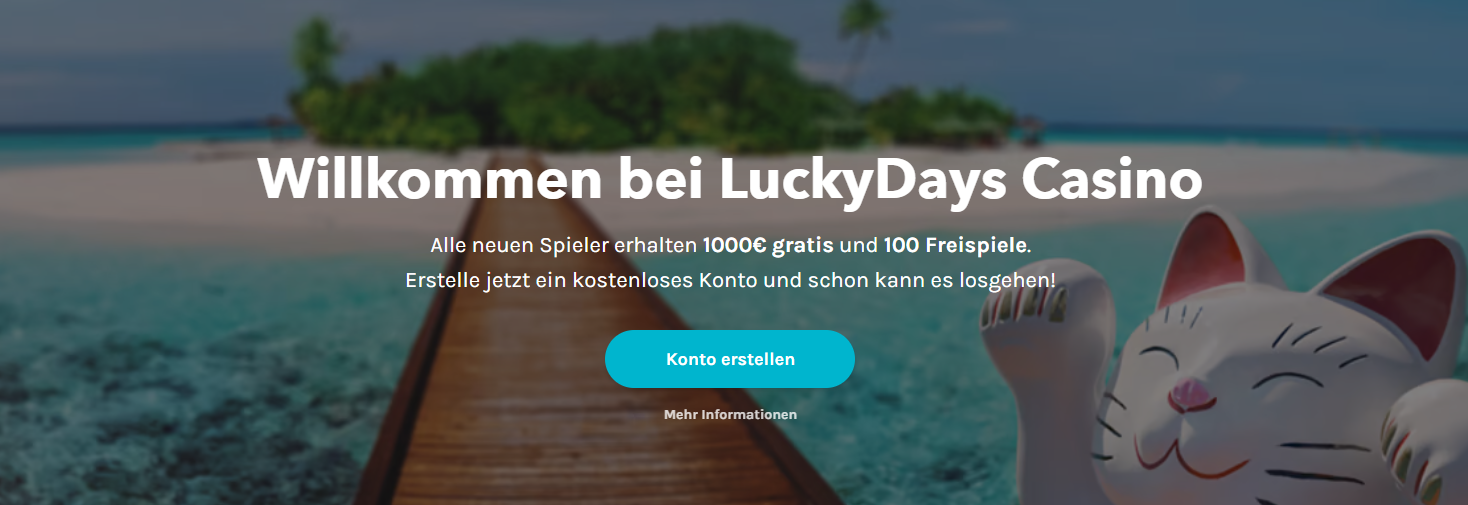 Bonus ohne Еinzahlung im Lucky Days Casino 2026