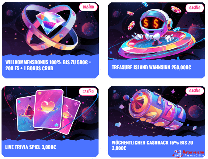 Aktuelle Bonusaktionen Aktuelle Bonusaktionen und Sonderangebote im Casino LunuBet Online für Spieler aus Österreich