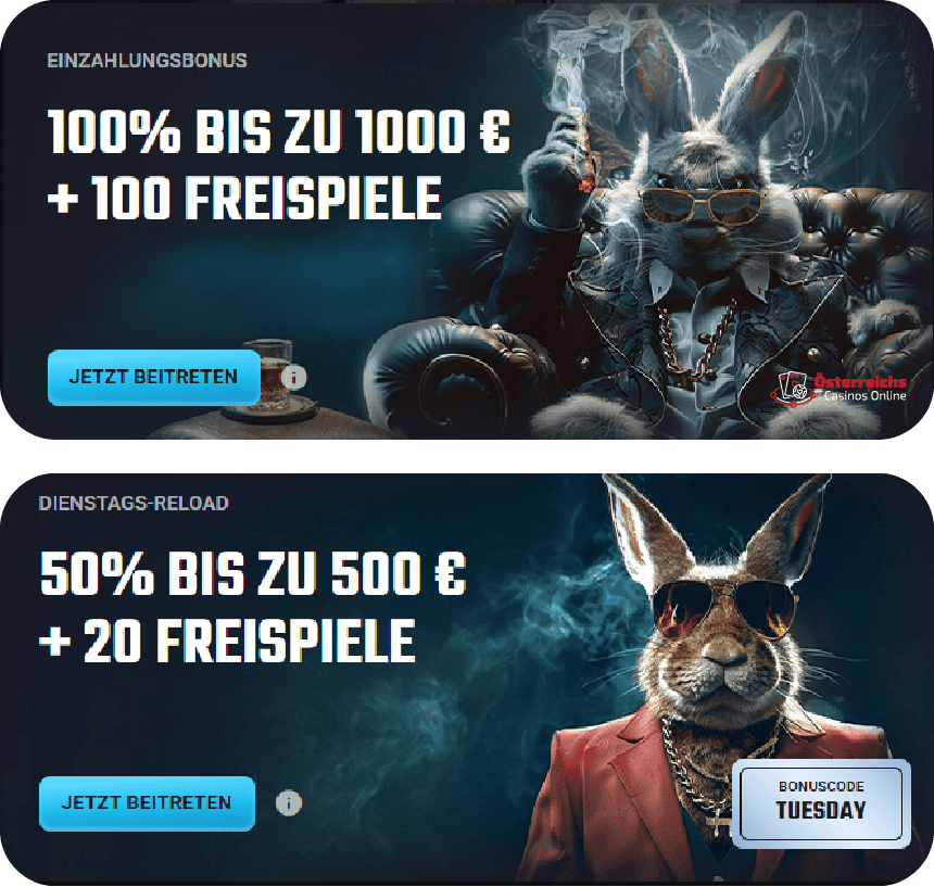 Bonus für den Promo Code im Online-Casino Playmojo