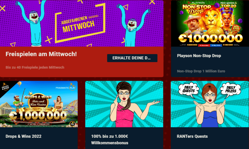Promotionsgebote in RANT Online