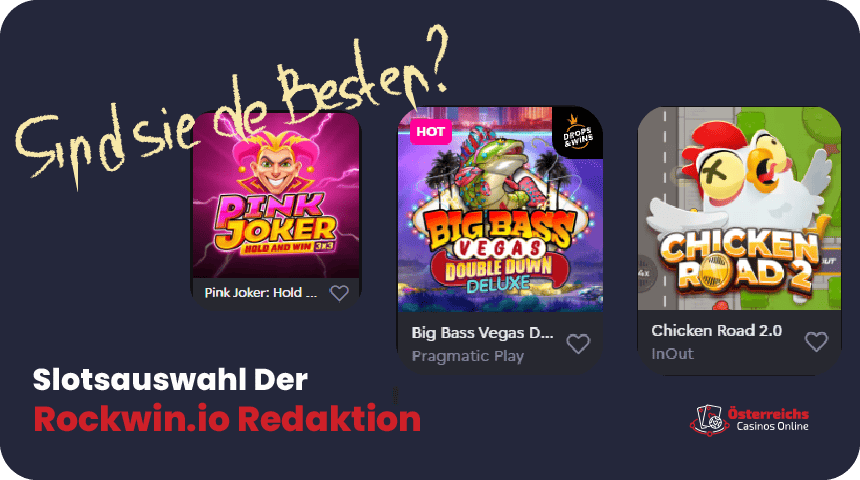 Mal sehen, ob die Liste der besten Spiele auf der RockWin Website gut genug ist.