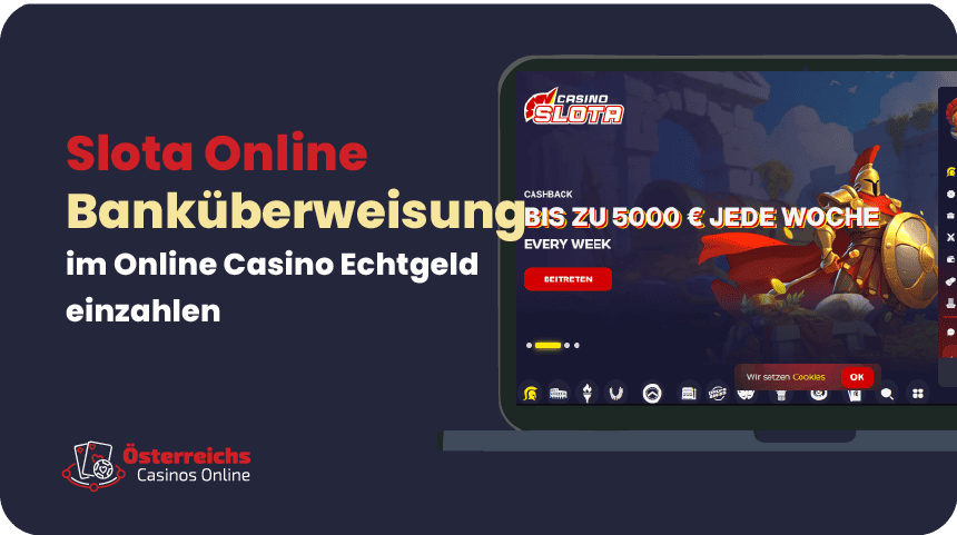 Einzahlung auf ein Konto beim österreichischen Casino Slota
