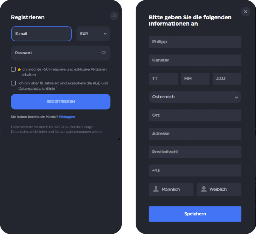 Registrierung bei SkyCrown für Spieler aus Österreich 2026