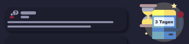 Bild, das das Problem der Nutzung von Boni in einem Casino mit Startguthaben innerhalb der Zeit zeigt