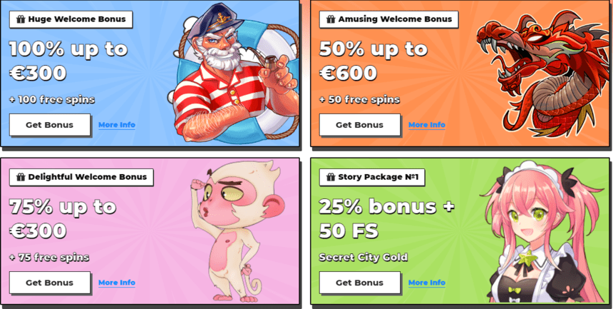 Promotionsgebote in Winstoria Online