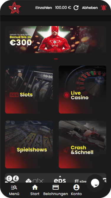 Casinostars mit Endorphina-Spielen Casinostars mit Endorphina-Spielen